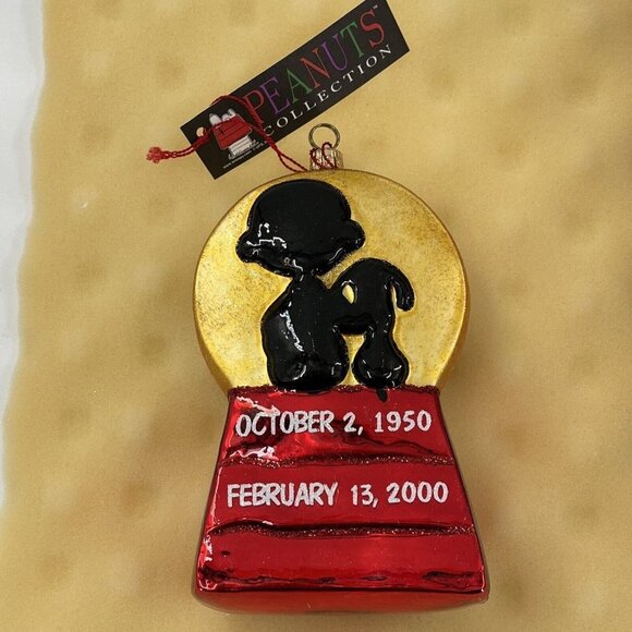 Peanuts 50th Anniv Ltd Ed Ornament Polonaise Kurt Adler Snoopy Charlie Brown - Picture 13 of 16